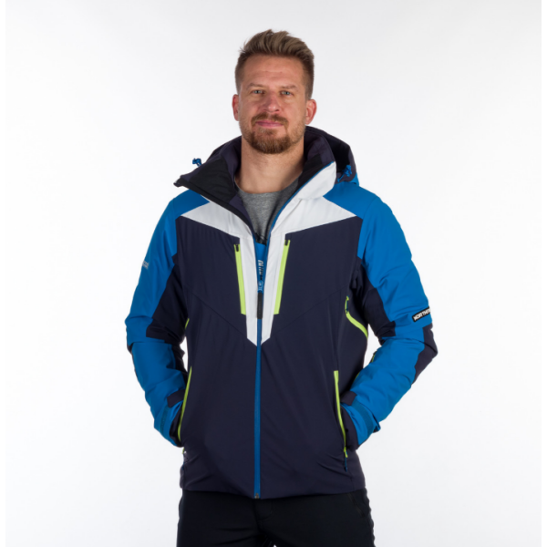 Moška smučarska jakna NORTHFINDER STEPHAN združuje 10K/10K vodoodporno zaščito, izolacijo PrimaLoft® Eco Black in RECCO® varnostni sistem. Popolna izbira za zahtevne smučarje, ki želijo toplino, udobje in varnost v vseh zimskih razmerah.