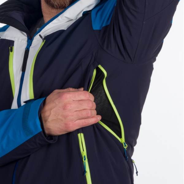 Moška smučarska jakna NORTHFINDER STEPHAN združuje 10K/10K vodoodporno zaščito, izolacijo PrimaLoft® Eco Black in RECCO® varnostni sistem. Popolna izbira za zahtevne smučarje, ki želijo toplino, udobje in varnost v vseh zimskih razmerah.