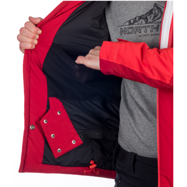 Moška smučarska jakna NORTHFINDER STEPHAN združuje 10K/10K vodoodporno zaščito, izolacijo PrimaLoft® Eco Black in RECCO® varnostni sistem. Popolna izbira za zahtevne smučarje, ki želijo toplino, udobje in varnost v vseh zimskih razmerah.