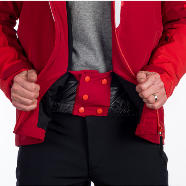 Moška smučarska jakna NORTHFINDER STEPHAN združuje 10K/10K vodoodporno zaščito, izolacijo PrimaLoft® Eco Black in RECCO® varnostni sistem. Popolna izbira za zahtevne smučarje, ki želijo toplino, udobje in varnost v vseh zimskih razmerah.