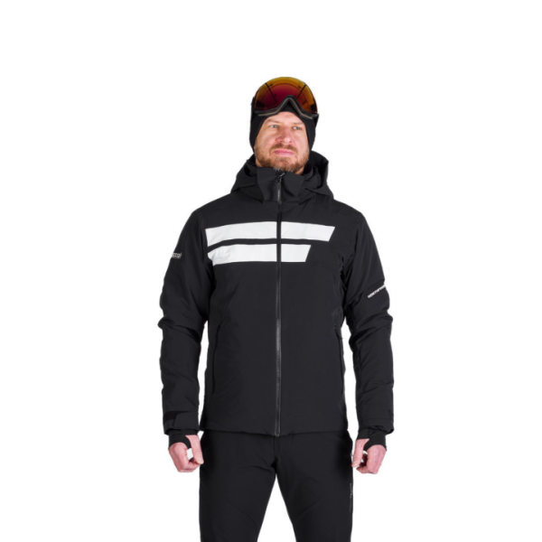 Moška smučarska jakna NORTHFINDER VALERIO ponuja 10K/10K vodoodporno zaščito, toplo izolacijo PrimaLoft® Eco Black in PFC-free obdelavo. Snežni pas, snemljiva 3D kapuca in vodoodporne YKK® zadrge za brezskrbne dni na snegu.