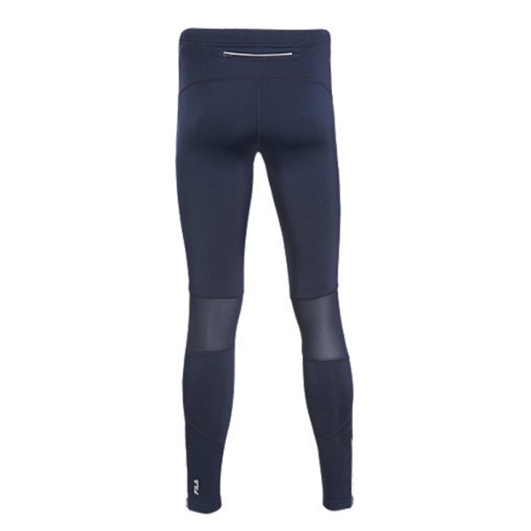 Men's long leggings FILA FANO with a patent are very lightweight, comfortable, breathable, and excellent at wicking away excess moisture generated during sports activities. Quality material of premium craftsmanship ensures comfort and durability.