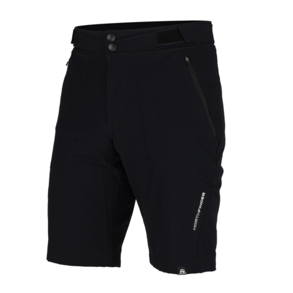 Moške pohodne kratke hlače NORTHFINDER IZAIAH za aktivnosti na prostem iz lahkega in raztegljivega materiala, ki se razteza v 4 smereh. Nastavljiv pas After Flex z vgrajenim območjem zagotavlja večje udobje pri nošenju.