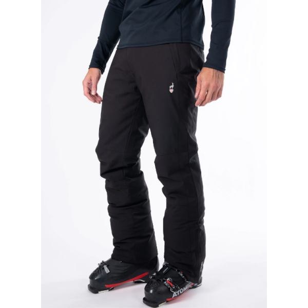 Moške smučarske hlače AULP VEPUR z vodoodporno membrano 10K/10K in odstranljivimi naramnicami nudijo toplino, udobje in popolno zaščito na snegu.