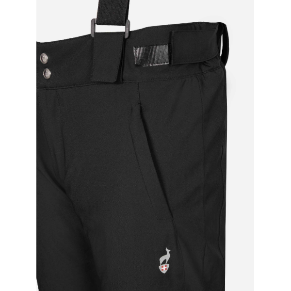 Moške smučarske hlače AULP VEPUR z vodoodporno membrano 10K/10K in odstranljivimi naramnicami nudijo toplino, udobje in popolno zaščito na snegu.