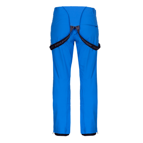 Moške smučarske hlače NORTHFINDER JACOBO nudijo 10.000 mm vodoodpornosti, zračnost 10K, kritično lepljene šive in PFC-free obdelavo. Z nastavljivim pasom, snemljivimi naramnicami in prezračevanjem so idealne za brezskrbno smučanje v vseh razmerah.
