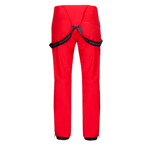 Moške smučarske hlače NORTHFINDER JACOBO nudijo 10.000 mm vodoodpornosti, zračnost 10K, kritično lepljene šive in PFC-free obdelavo. Z nastavljivim pasom, snemljivimi naramnicami in prezračevanjem so idealne za brezskrbno smučanje v vseh razmerah.