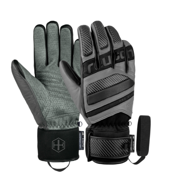 Reusch Henrik Kristoffersen Signature – ekskluzivne usnjene smučarske rokavice z R-LOFT™ izolacijo, karbonsko zaščito in popolnim oprijemom. Elegantna izbira za zahtevne smučarje. Na voljo pri AS Sport Outlet.