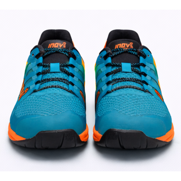 Moške fitness superge INOV8 F-LITE 250 KNIT za CrossFit, dvigovanje uteži in funkcionalni trening. Le 250 g, 3 mm drop, stabilen oprijem in zračen knit zgornji del za maksimalno zmogljivost.