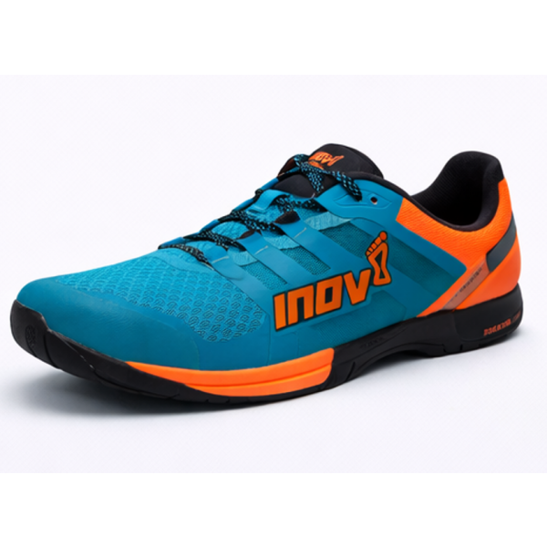 Moške fitness superge INOV8 F-LITE 250 KNIT za CrossFit, dvigovanje uteži in funkcionalni trening. Le 250 g, 3 mm drop, stabilen oprijem in zračen knit zgornji del za maksimalno zmogljivost.