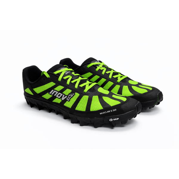 Premagaj blato brez kompromisov! INOV8 MUDCLAW G 260 V2 z 8 mm Graphene Grip čepi zagotavlja ekstremni oprijem, stabilnost in vzdržljivost za gorski tek, OCR in zahtevne trail razmere.