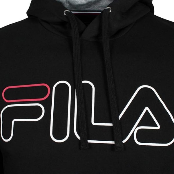The Fila men's sweater is a comfortable and versatile piece suitable for everyday wear. It features a hood, making it even more functional for various weather conditions. Made from 80% cotton and 20% polyester, it ensures comfort and durability.