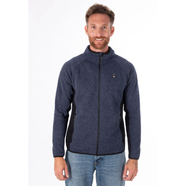 Topel in zračen moški midlayer AULP Ronal za smučanje, pohodništvo in outdoor aktivnosti. Lahek, raztegljiv in udoben srednji sloj. AS Sport Outlet.