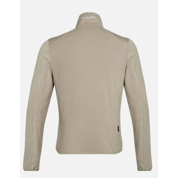 Lahek moški midlayer AULP Tobey Light v kaki barvi nudi toploto, zračnost in udobje za pohodništvo, šport in prosti čas. Odlična izbira za vse sezone.