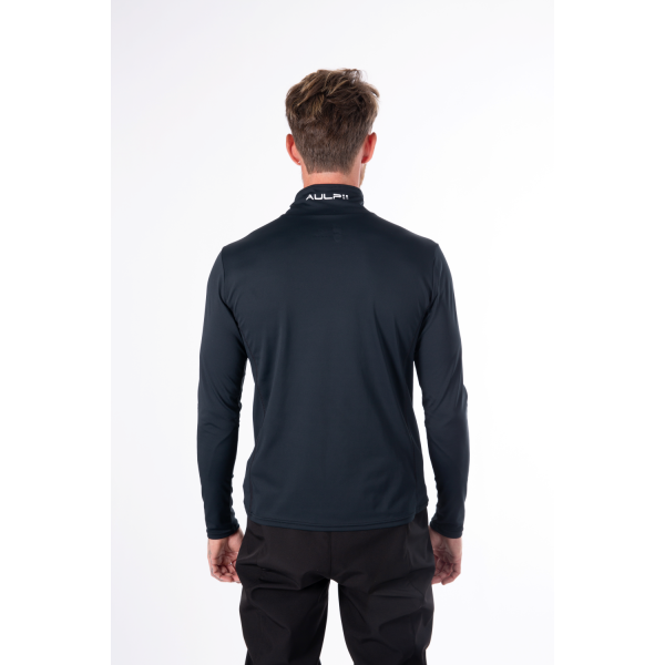 AULP COREY BLACK moški tehnični puli – izjemna toplota, elastičnost in udobje za smučanje in outdoor aktivnosti. Naroči zdaj v AS Sport Outlet!