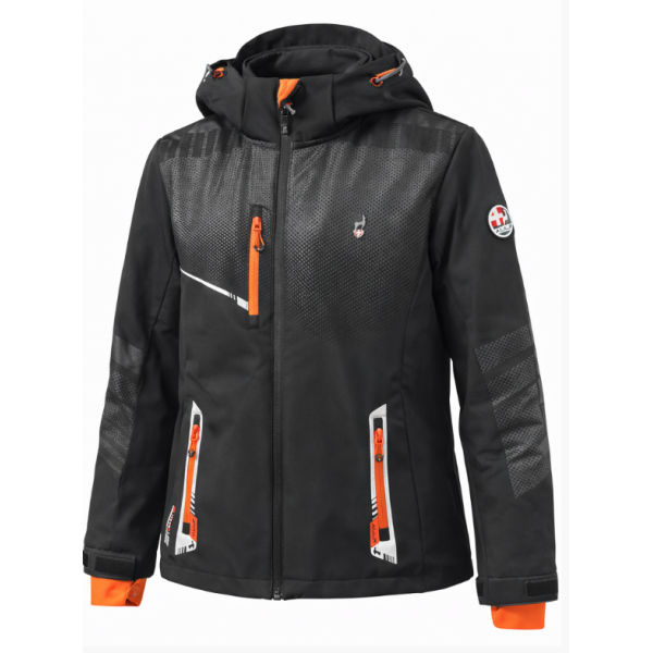 Moški softshell AULP NEVIM nudi zanesljivo zaščito pred vetrom in dežjem z membrano 5.000/5.000 ter mehko mikroflis podlogo. Slim fit kroj in snemljiva kapuca za udobje pri pohodništvu in vsakodnevni uporabi.