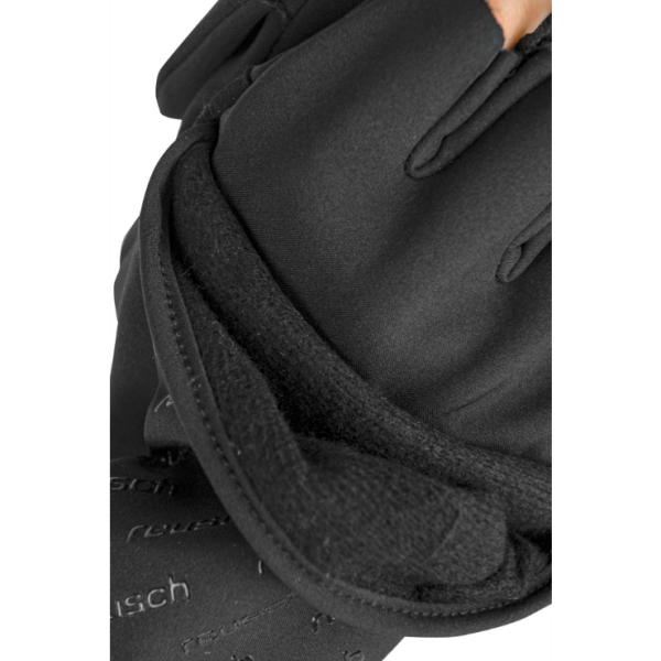 Rokavice REUSCH DEXX Convertible so zasnovane za vse, ki iščejo popolno kombinacijo udobja, zaščite in vsestranskosti na smučanju ali drugih zimskih športih. Inovativna Convertible konstrukcija omogoča preprosto pretvorbo iz prstnih rokavic v mitten.