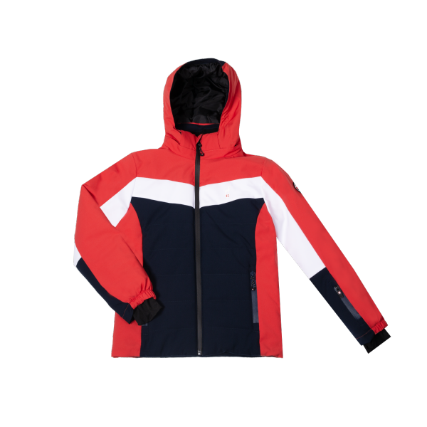 Odkrijte otroško smučarsko jakno AULP Chaka Flame Red – izredno lahko, zračno in vodoodporno (10K/10K). Z lycra rokavi, odprtinami za palce in snemljivo kapuco nudi popolno zaščito in svobodo gibanja na snegu. Idealna izbira za aktivne malčke!