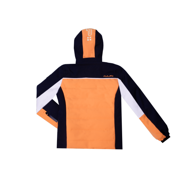 Odkrijte otroško smučarsko jakno AULP Chaka SUN RAY – izredno lahko, zračno in vodoodporno (10K/10K). Z lycra rokavi, odprtinami za palce in snemljivo kapuco nudi popolno zaščito in svobodo gibanja na snegu. Idealna izbira za aktivne malčke!