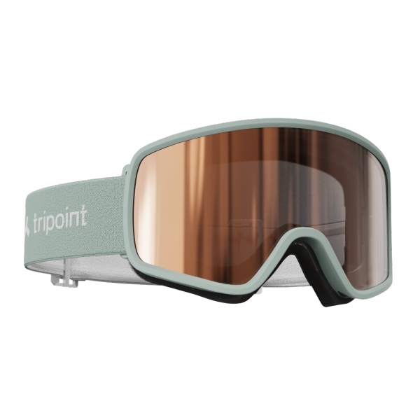 Otroška smučarska očala TRIPOINT 113 z dvojno anti-fog lečo, 3-slojno peno in silikonskim trakom za varen oprijem. Jasna vidljivost in udobje za male smučarje – AS Sport Outlet.