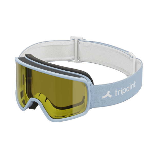 Otroška smučarska očala TRIPOINT 113 z dvojno anti-fog lečo, 3-slojno peno in silikonskim trakom za varen oprijem. Jasna vidljivost in udobje za male smučarje – AS Sport Outlet.