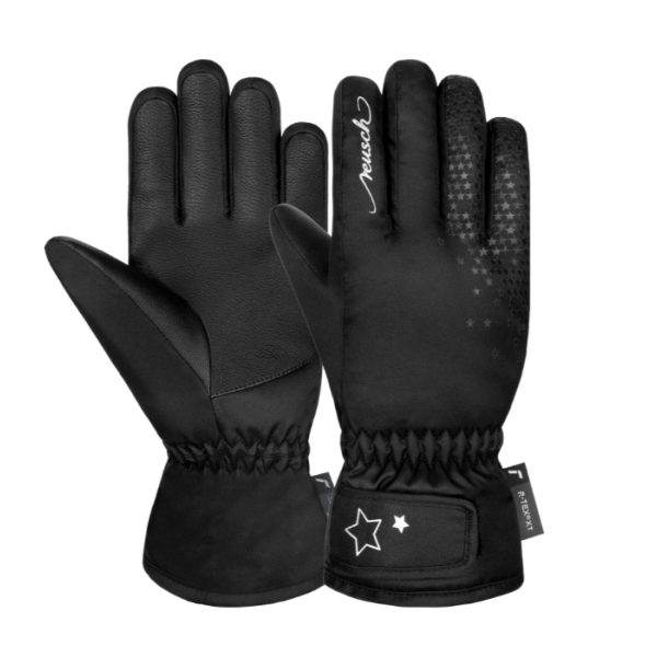 Naj bodo male roke tople in suhe! Otroške smučarske rokavice Reusch Alice R-TEX® XT BK nudijo vrhunsko zaščito pred snegom, vetrom in mrazom. Vodoodporne, tople in udobne – popolne za mlade smučarke. Odkrij kolekcijo Reusch pri AS Sport Outlet!
