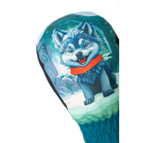 Prikupne otroške smučarske rokavice Reusch Scottie Mitten s kužkom. Tople, vodoodbojne in udobne palčnike za brezskrbno igro na snegu. AS Sport Outlet.