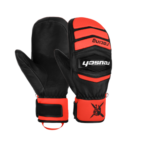 Otroške smučarske rokavice Reusch Worldcup Warrior GS Mitten – vrhunske usnjene rokavice z R-LOFT™ izolacijo, ki nudijo toploto, zaščito in profesionalno kakovost za mlade tekmovalce. Na voljo v AS Sport Outlet!