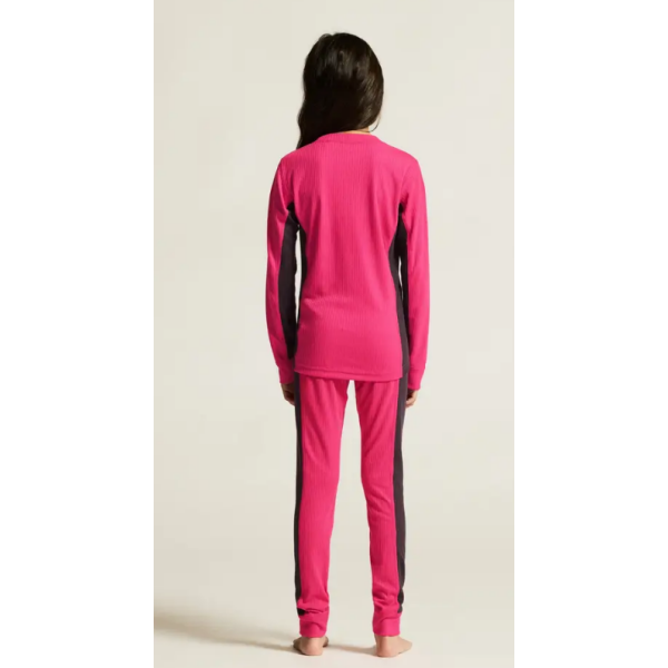 Otroško smučarsko spodnje perilo CRAFT BASELAYER FAME/DK PLUM