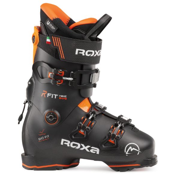 ROXA R/Fit Hike 90 ski boots are the comfort you've been waiting for! The R/Fit series has all the features that enhance your comfort and performance. The 102 mm BioFit shell can be heat-molded to fit the shape of the skier's foot.
