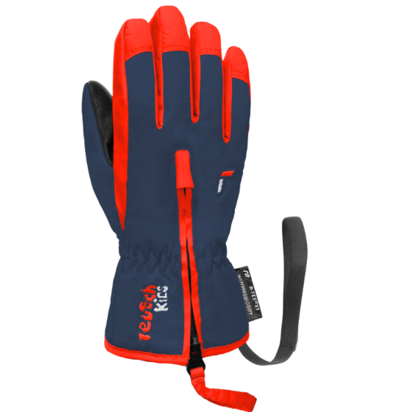 Otroške smučarske rokavice REUSCH BEN dress blue/cherry tomat