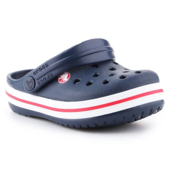 Športni in udobni Crocs Crocband Clog – otroški natikači z legendarnim Crocs udobjem in prepoznavnim Crocband dizajnom. Lahka Croslite™ zasnova, prezračevalne odprtine in stabilen pašček zagotavljajo brezskrbno igro, vrtec in poletne dogodivščine vsak dan.