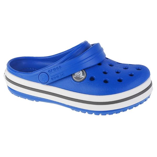 Crocs Crocband Kids Clog T 207005 so lahki in udobni otroški natikači s športnim dizajnom, ki zagotavljajo mehko blaženje in odlično prileganje. Izdelani iz Croslite™ materiala so vodoodporni, enostavni za čiščenje in popolni za igro, šolo ali poletne aktivnosti.