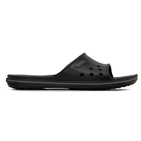 Crocs Crocband II Slide 204108 so športno oblikovani natikači, ki združujejo lahkotnost, udobje in prepoznaven Crocband dizajn. Izdelani iz Croslite™ materiala zagotavljajo mehko blaženje, vodoodpornost in hitro sušenje, zato so idealni za poletne dni, plažo ali sproščeno vsakodnevno uporabo.
