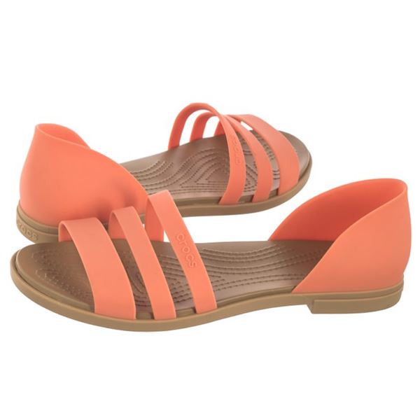 Elegantne in lahke Crocs Tulum Open Flat – ženske sandale z minimalističnim dizajnom in tankimi paščki, ki dajejo moderen, poletno sproščen videz. Mehki materiali in udoben Croslite™ podplat poskrbijo za prijeten občutek pri hoji, zato so odlična izbira za vsakodnevne poletne outfite, mesto ali dopust.