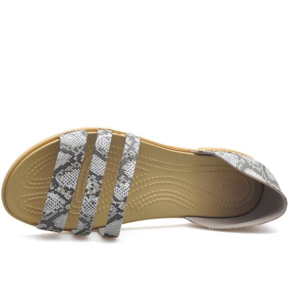 Crocs Tulum Open Flat W 206109 so elegantni in lahki ženski sandali, ki združujejo moderen, minimalističen dizajn in prepoznavno Crocs udobje. Mehki trakovi iz Matlite™ materiala se nežno prilegajo stopalu, Croslite™ podplat pa zagotavlja mehko blaženje, lahkotnost in celodnevno udobje.