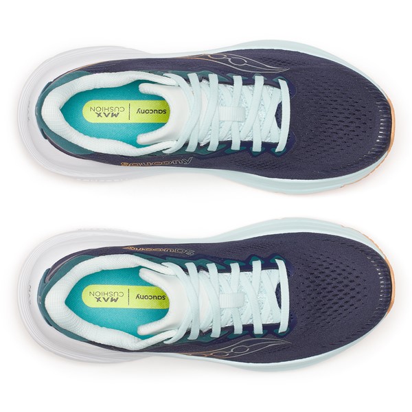 Ženske tekaške superge Saucony Guide 19 z blaženjem PWRRUN in tehnologijo CenterPath za stabilen, udoben in zanesljiv vsakodnevni tek.