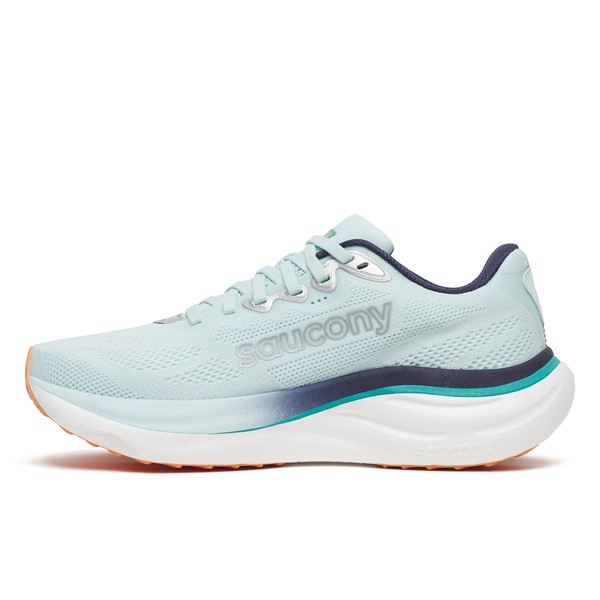 Vsestranske ženske tekaške superge Saucony Ride 19 z mehkim in odzivnim blaženjem PWRRUN  za vsakodnevni cestni tek.