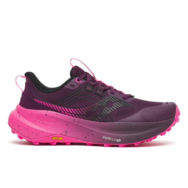 Ženske trail superge Saucony Xodus Ultra 4 z blaženjem PWRRUN PB in podplatom Vibram MegaGrip za dolge teke, ultratrail in zahtevne poti.