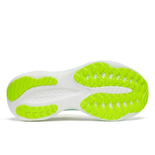 Saucony Ride 19 ženske tekaške superge zagotavljajo vrhunsko blaženje PWRRUN , lahkotnost in odzivnost za vsak tek. Popolna izbira za trening, dolge razdalje in vsakodnevni tek.