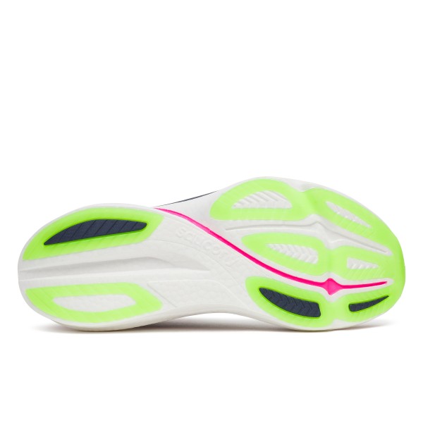 Odkrij moške tekaške superge Saucony Endorphin Azura – ultralahki tekaški copati s PWRRUN PB blaženjem, SPEEDROLL tehnologijo in vrhunskim oprijemom za hitre treninge in vsakodnevni tek.