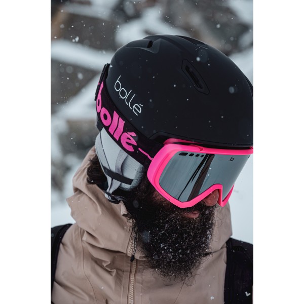 Black Ski Helmet Bolle
