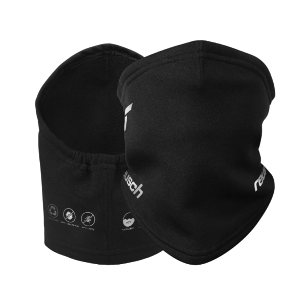 Antibakterijska smučarska maska Reusch z 4-way stretch materialom, anti-odor zaščito in trajno higieno. Popolna toplina in zaščita za na sneg – AS Sport Outlet.