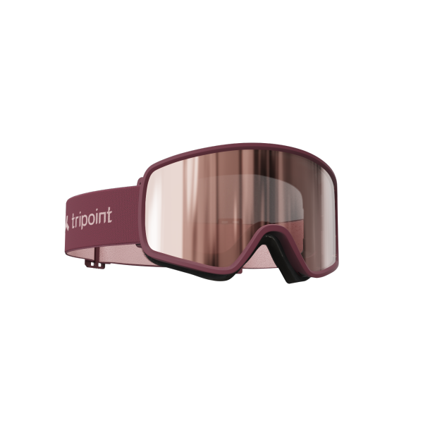 TRIPOINT 113 Mount Roraima ski goggles offer a wide field of view, 100% UV400 protection, and anti-fog double lens. OTG adapted, interchangeable lens, and secure silicone strap for a flawless skiing experience.