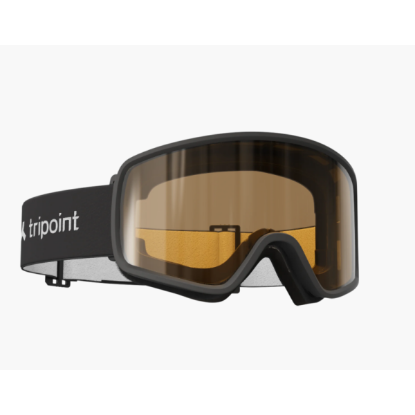 TRIPOINT 113 Mount Roraima SMALL ski goggles offer a wide field of view, anti-fog double lens, and 100% UV protection. Smaller size, OTG adjustment, and interchangeable lens for complete control on the snow.