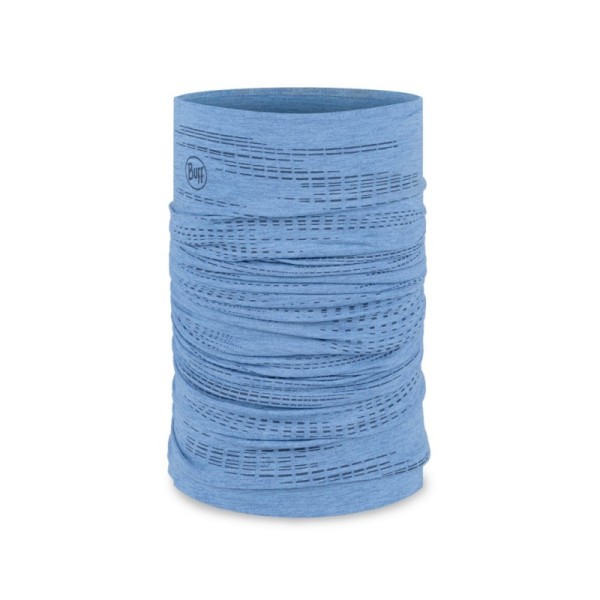 Odkrijte tehnično in odsevno tubo BUFF® DryFlx® Solid Washed Blue za tek, pohodništvo in kolesarjenje. Ultralahka, zračna in 4-smerno raztegljiva tuba z recikliranimi materiali in 360º odsevnostjo. Idealna za vse aktivnosti na prostem v hladnem vremenu.