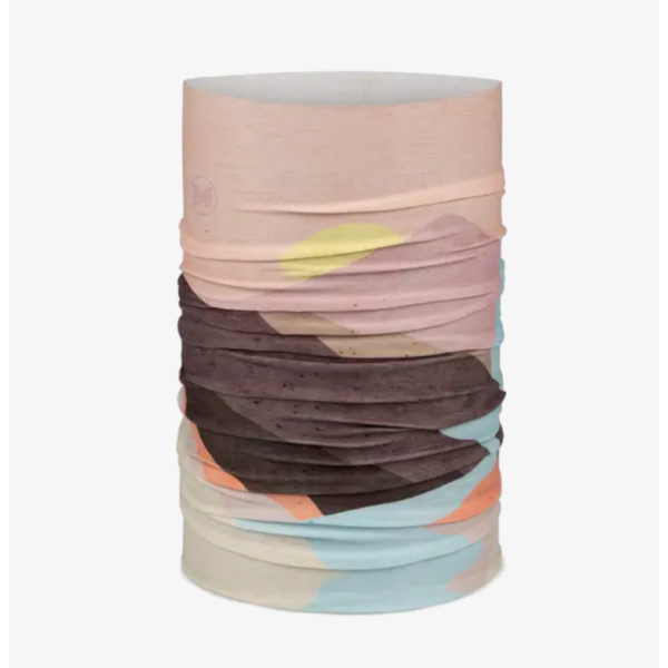 Večnamenska tuba BUFF® Sunif Multi iz recikliranih materialov z UPF50 zaščito. Idealna za tek, smučanje, pohodništvo in aktivnosti na prostem.