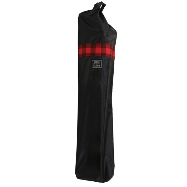 Zložljiv stol KUMA Switchback v rdeči in črni barvi je izjemno vsestranski in udoben. Oblikovan z ravnovesjem udobja in vrhunske izdelave, vključuje izolirano držalo za pijačo in stranski mrežasti žep za telefon. 