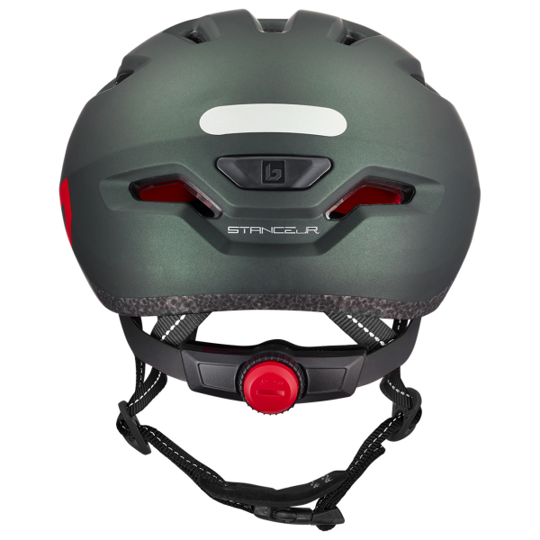 Bolle Stance Junior is a modern children's cycling helmet characterized by several features. The helmet has reflective elements for better visibility, an integrated mesh that protects against insects, and a special helmet fastening system.