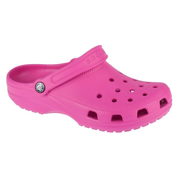 Crocs Classic 10001 so ikonični uniseks natikači z lahkim materialom Croslite™, prezračevalnimi odprtinami in vrtljivim petnim trakom za varno prileganje. Zagotavljajo izjemno udobje, zračnost in praktičnost pri vsakodnevni uporabi, delu, prostem času ter aktivnostih ob vodi.